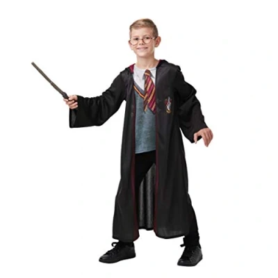 Afbeelding van Rubies Harry Potter Kostuum Gryffindor Mantel Jongen Rood, Geel, Zwart, Grijs Small / Medium Carnavalskleding Verkleedkleding