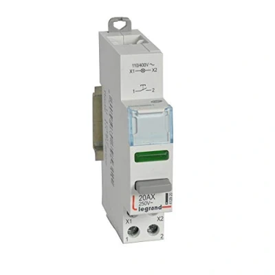 Afbeelding van Legrand cx3 drukknop 1no lamp 110 400v groen 1 module 412920