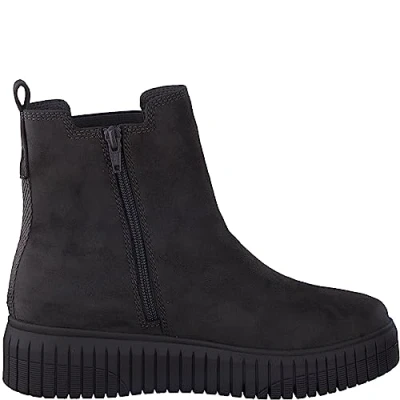 Afbeelding van Jana Chelsea Boots voor dames, winter, plat, breedte H, extra breed, grafietgrijs, 36 EU