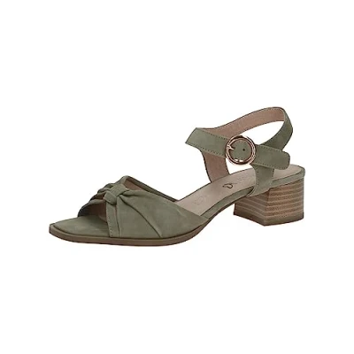 Afbeelding van Caprice Sandalen Cactus suede, Dames, Maat: 39, suede Veloursleer