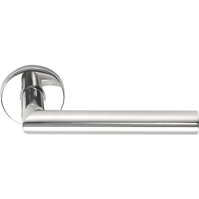 Afbeelding van Formani Deurkruk BASICS LB2 19 EN1906/3 geveerd op rozet gepolijst RVS