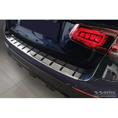 Afbeelding van Avisa RVS Achterbumperprotector voor Mercedes GLC (X253) 2015 2019 &amp; Facelift &#039;STRONG EDITION&#039;
