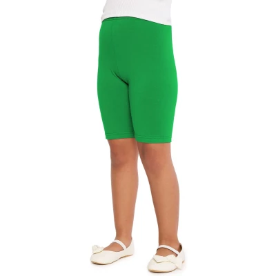 Afbeelding van Merry Style MS MS10 227 LE Meisjes Leggings Sport Vrijetijdsbroek Kort Katoen Sporbroek Yogabroek Groen 122