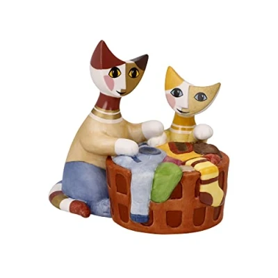 Afbeelding van Goebel figuur, Biscuit porselein, meerkleurig, 11 x 10 cm
