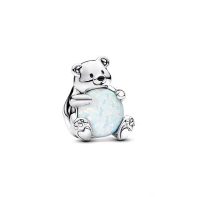 Afbeelding van Pandora 792981C01 Polar Bear Charm Bedel inStock horloge ParelmoerZilverkleur