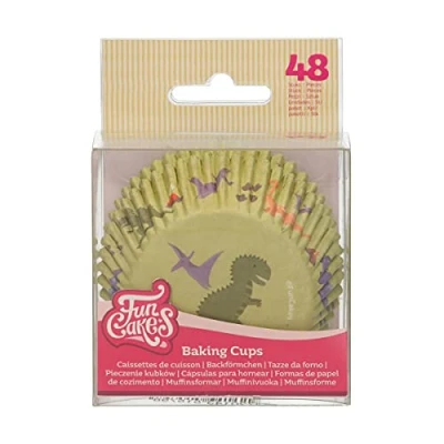 Afbeelding van FunCakes Baking Cups 50 stuks Dino