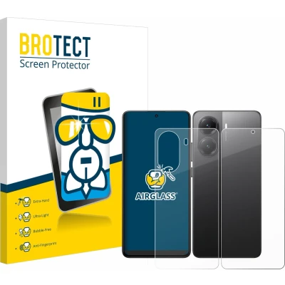Afbeelding van BROTECT Screenprotector voor Xiaomi Poco X7 Pro (Voor+Achter) Folie Beschermfolie Beschermglas transparant