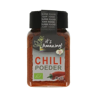 Afbeelding van Its Amazing Chilipoeder Bio 40GR