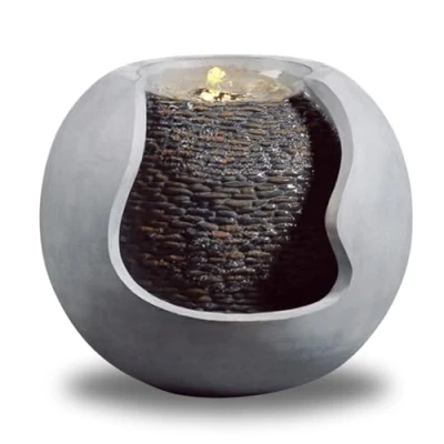Afbeelding van Zen&#039;Light SCFR19 C3 fontein, polyhars, grijs, 31 x 30 37 cm