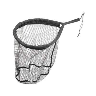 Afbeelding van Savage Gear Pro Finezze Rubber Mesh Net L (46x56cm)Floating Schepnet