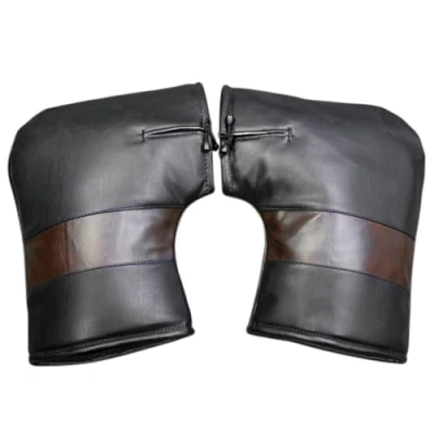 Afbeelding van Handlebar Gloves Front Wind Breaking Guard, Motorcycle Waterproof Mittens, Scooter Gloves, Winter Warmer Handlebars Mitts Gauntlets for Dirt Bike