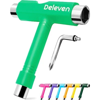 Afbeelding van All in One Skate Tools Multifunctionele Draagbare Skateboard T Tool Accessoire met type Inbussleutel en L Phillips Hoofdsleutel Schroevendraaier