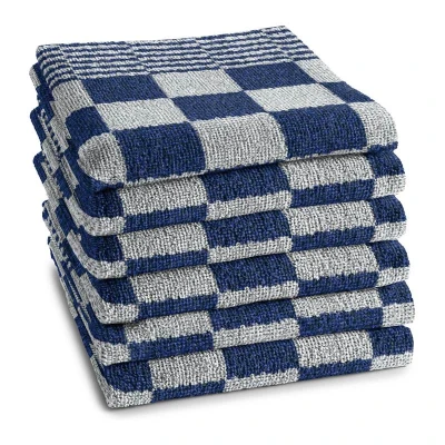 Afbeelding van Keukendoek DDDDD Barbeque Blue (set van 6)