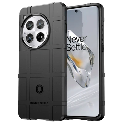 Afbeelding van OnePlus 12 Hoesje Siliconen en TPU (zacht) iMoshion Backcover/Softcase Zwart Telefoonhoesje Shockproof/Valbescherming