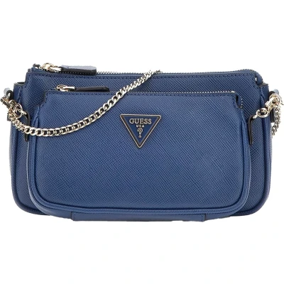 Afbeelding van GUESS Noelle Double Pouch Crossbody Navy