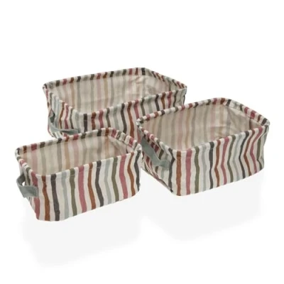 Afbeelding van Basket spelset Versa Ligne Textiel 18 x 14 28 cm