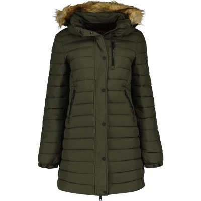 Afbeelding van Superdry Fuji Mid Length Doudoune Groen 2XS Vrouw