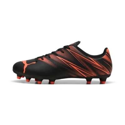 Afbeelding van Puma Heren ATTACANTO FG/AG voetbalschoen, Zwart gloeiend rood, 11 UK, 46 EU