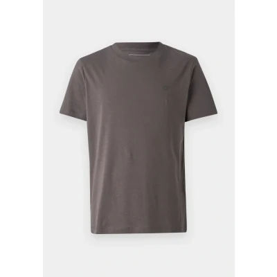 Afbeelding van TOM Tailor Denim Rounded HEM Tshirt basic, Heren, Maat: XS, Pavement grey