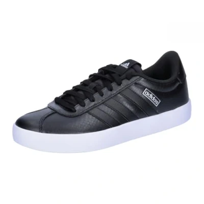 Afbeelding van adidas Dames VL Court 3.0 Sneakers, Core Black/Core Black/Silver Met., 44 EU