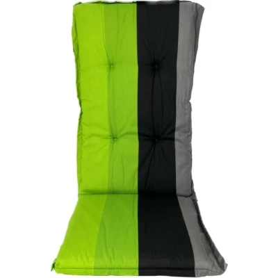 Afbeelding van Madison Tuinstoelkussen hoge rug 50x123 cm Lars lime crooked