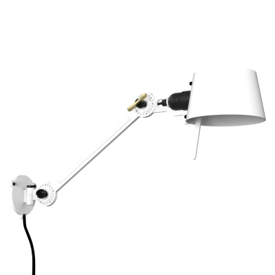 Afbeelding van Tonone Bolt Bed Sidefit wandlamp met stekker Pure White