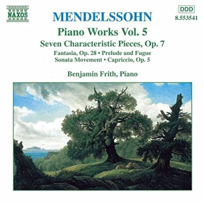 Afbeelding van Benjamin Frith Mendelssohn: Piano Works 5 (CD)