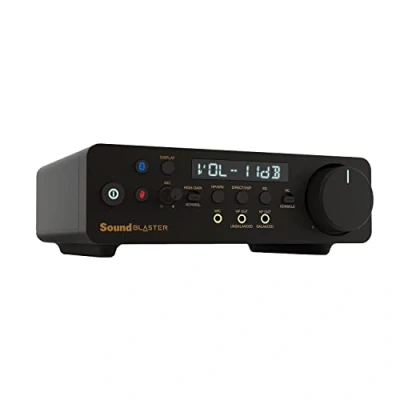 Afbeelding van CREATIVE Sound Blaster X5 Hi res 32bit/384kHz Externe USB DAC met volledig gebalanceerde Xamp Hoofdtelefoon Bi amp, Bluetooth Ontvanger, RCA in/ out, TOSLINK Optische Microfoon, Headset in