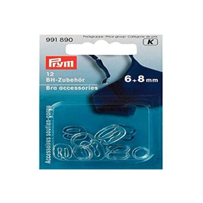 Afbeelding van BH accessoires Kunststof 6 + 8 mm transparant gesorteerd