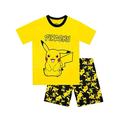 Afbeelding van Pokemon Jongens Pyjama Pikachu, Geel, 6 7 jaar