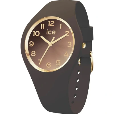 Afbeelding van Ice Watch 024986 Sunset Dark Chocolate S37 horloge inStock Bruin