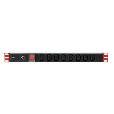 Afbeelding van Techly I CASE STRIP 813T rack toebehoren Stroomstrip
