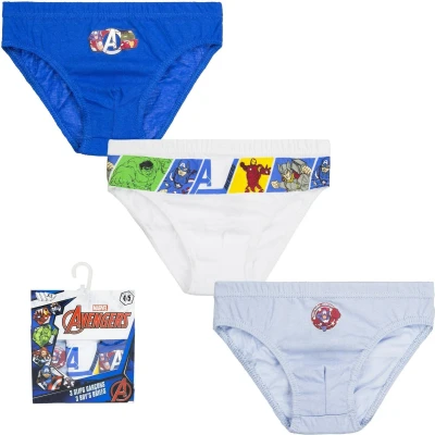 Afbeelding van Avengers 3 x onderbroek maat 116/128 6/8 jaar