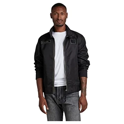 Afbeelding van G Star Harrington Jas, Heren, Maat: Large, Dk black