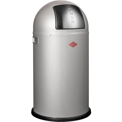 Afbeelding van Prullenbak 50ltr Wesco Pushboy grafiet