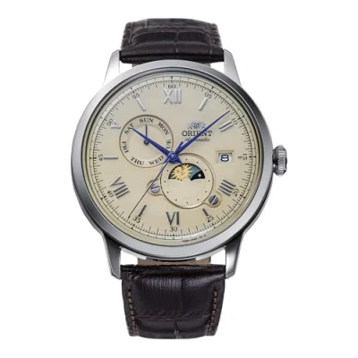 Afbeelding van Orient Elegant horloge RA AK0803Y10B, Beige, Klassiek