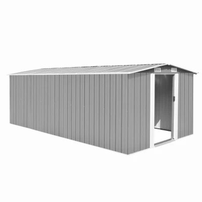 Afbeelding van Tuinschuur 257x489x181 cm metaal grijs