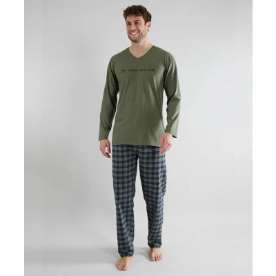 Afbeelding van Tom Tailor Pyjama Logo Groen 48