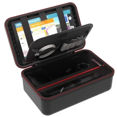 Afbeelding van Digicharge 8 inch navigatiehoes tas voor Garmin Drivesmart 86, Camper 895, 890, Dezl LGV810, LGV800 GPS Case met opbergruimte alle accessoires incl. zuignap houder
