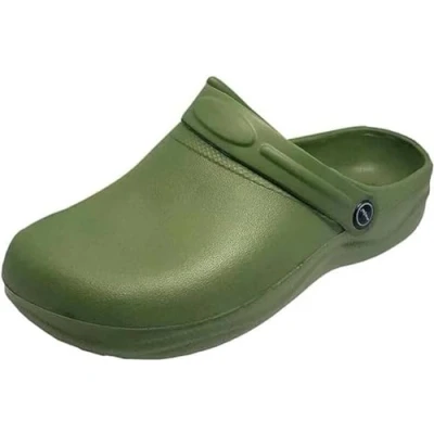 Afbeelding van REIS BCLAB LAB Unisex EVA Verstoppen met Dubbele Functie Hielband Ideaal voor Laboratoria en Apotheken, Kleur: Olijf, Maat: 44