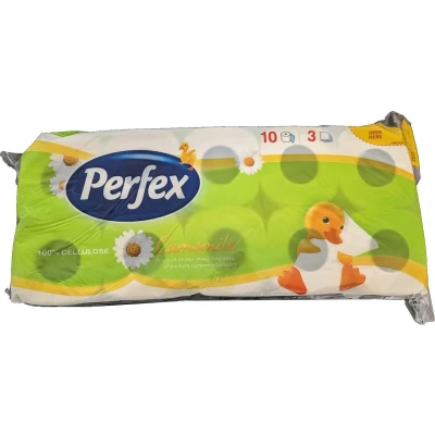 Afbeelding van Perfex toiletpapier Camille 3 lagen 10 rollen