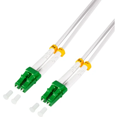 Afbeelding van LogiLink FC0LC05 Glasvezel Optische vezel Aansluitkabel [1x LC APC stekker 1x stekker] 9/125 µ Singlemode OS2 5.00 m