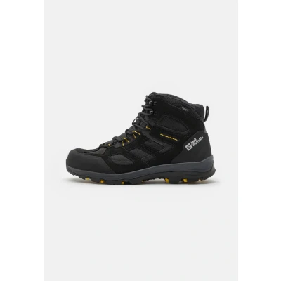 Afbeelding van Wandelschoen Jack Wolfskin Men Vojo 3 Texapore Mid Black Burly Yellow XT Schoenmaat 42