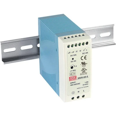 Afbeelding van Mean Well MDR 60 24 DIN rail netvoeding V/DC 2.5 A W 1 x