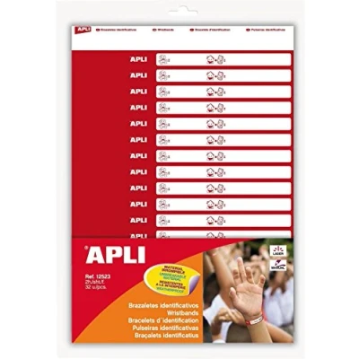 Afbeelding van Apli identificatiearmbandjes, 32 armbandjes