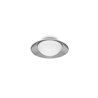 Afbeelding van Faro Lighting Zijkant nikkel flush plafondlamp G9