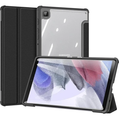 Afbeelding van Dux Ducis Tablet hoes geschikt voor Samsung Galaxy Tab A7 Lite (2021) Toby Series Tri Fold Book Case Zwart