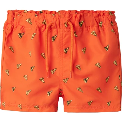 Afbeelding van Name It mini jongens zwemshort ZEUS Red Orange