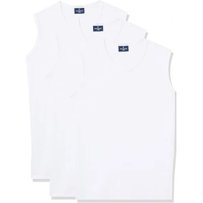 Afbeelding van Navigare Onderhemd voor heren, verpakking van 3 stuks, wit, M