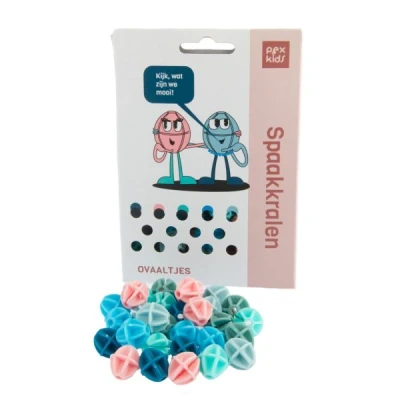 Afbeelding van Pex Spaakkralen bolletjes BikeTotaal.nl Multicolor